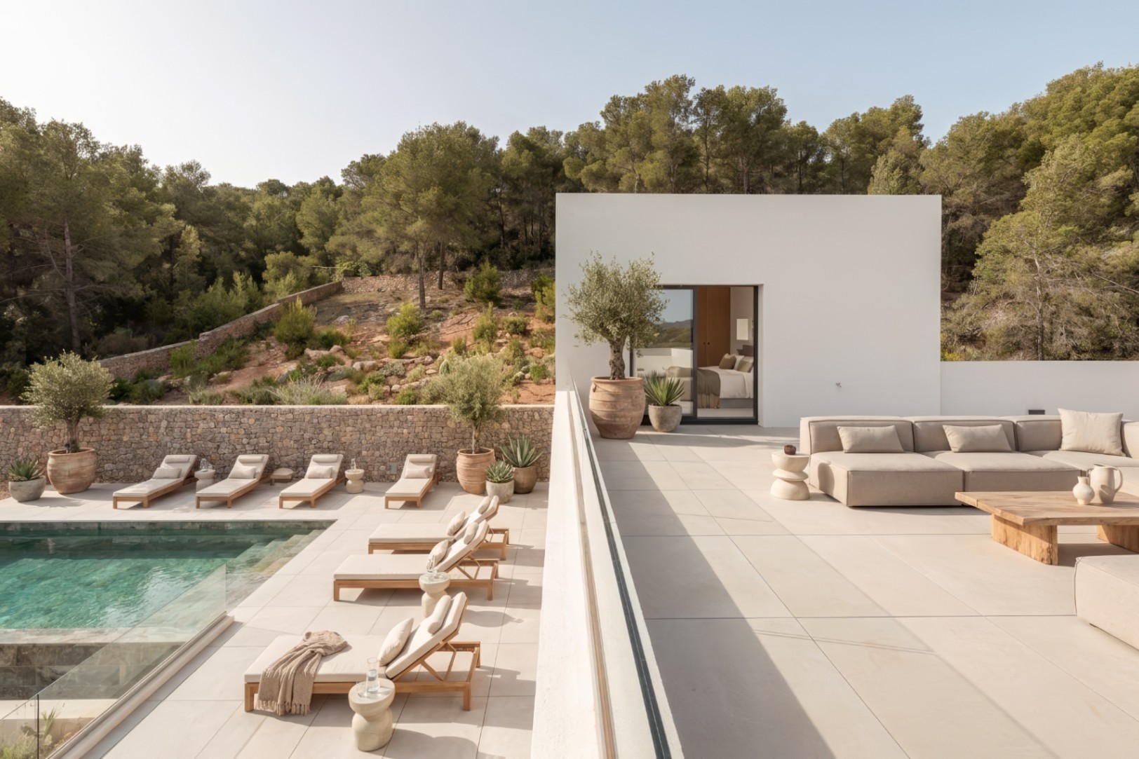 Villa privada de cinco dormitorios cerca de Ibiza Golf, Roca Llisa