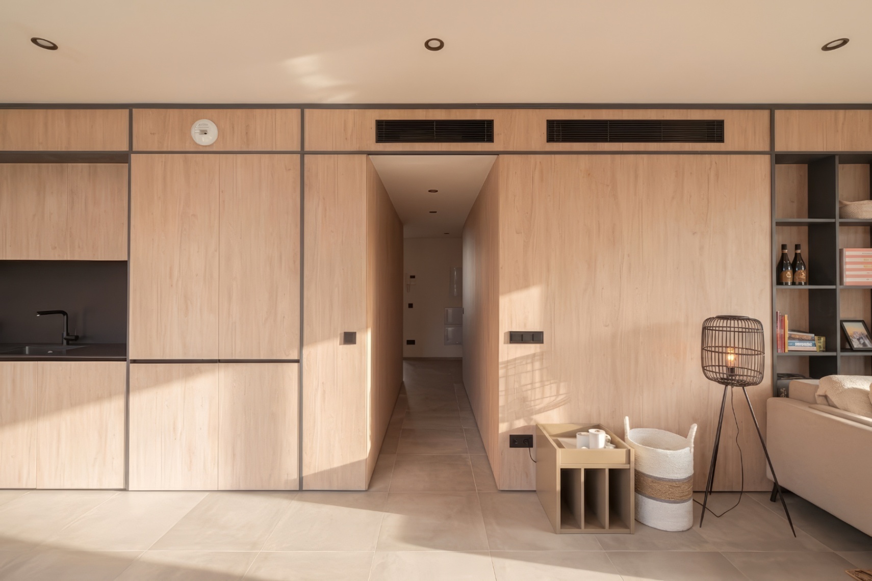 Apartamento de diseño de dos dormitorios con aparcamiento privado en Santa Eulalia