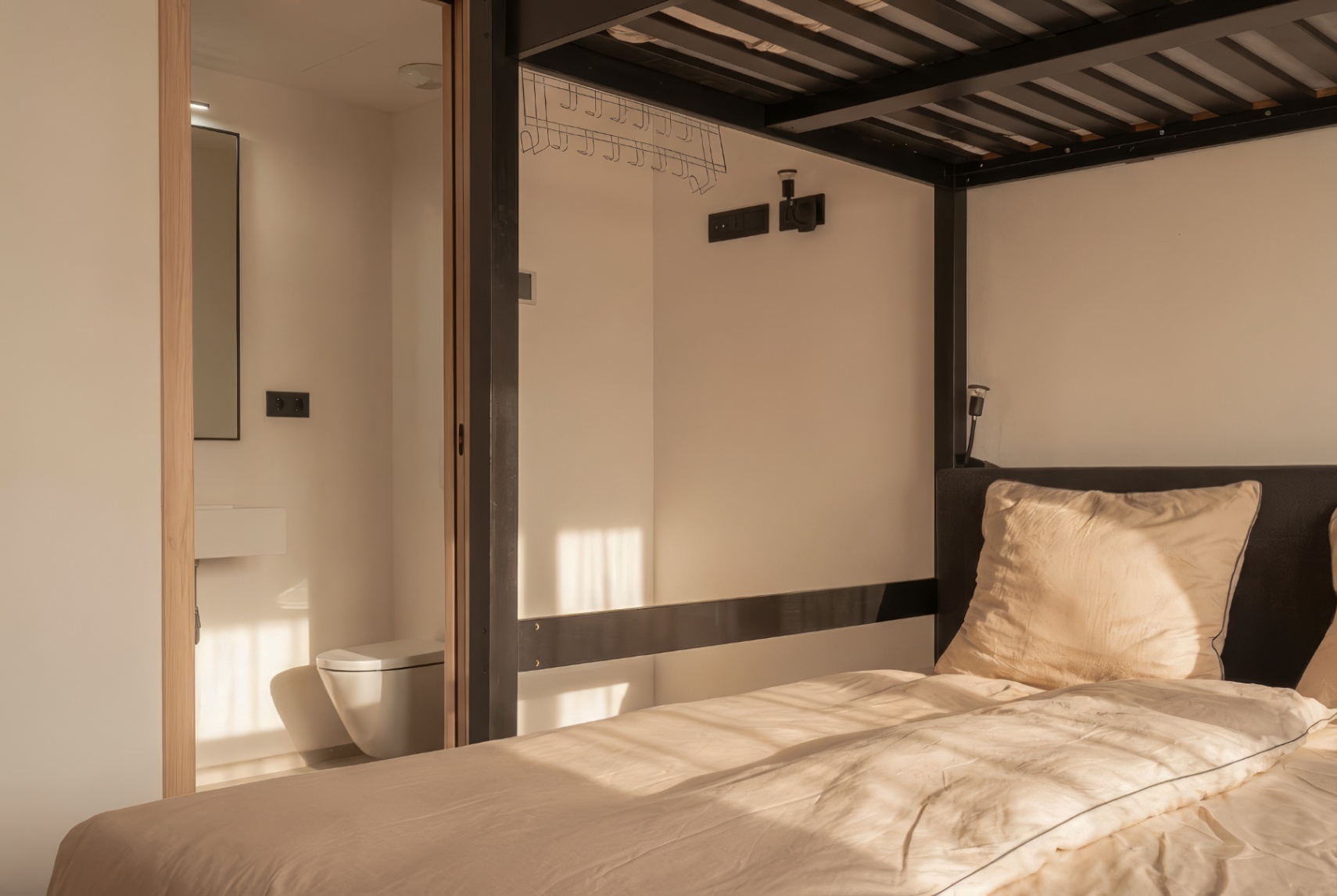 Apartamento de diseño de dos dormitorios con aparcamiento privado en Santa Eulalia
